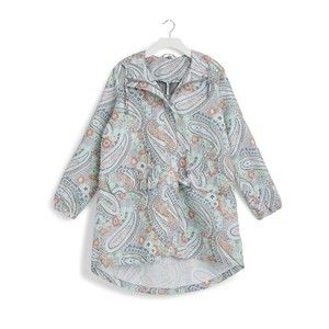 Vera Bradley Rain Coat Large Ladies Packable Jacket Hood Citrus Paisley New !!!